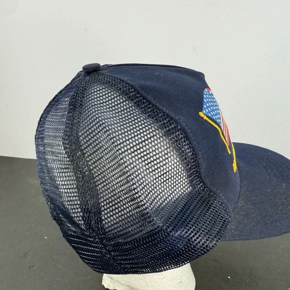 Vintage American Flag These Colors Don't Run Hat SnapBack Cap USA Desert Storm - Picture 7 of 15